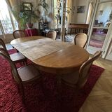 Table à manger extensible et 8 chaises