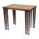 Scandinavian Modern Rosewood Nesting Tables with Drumstick Legs