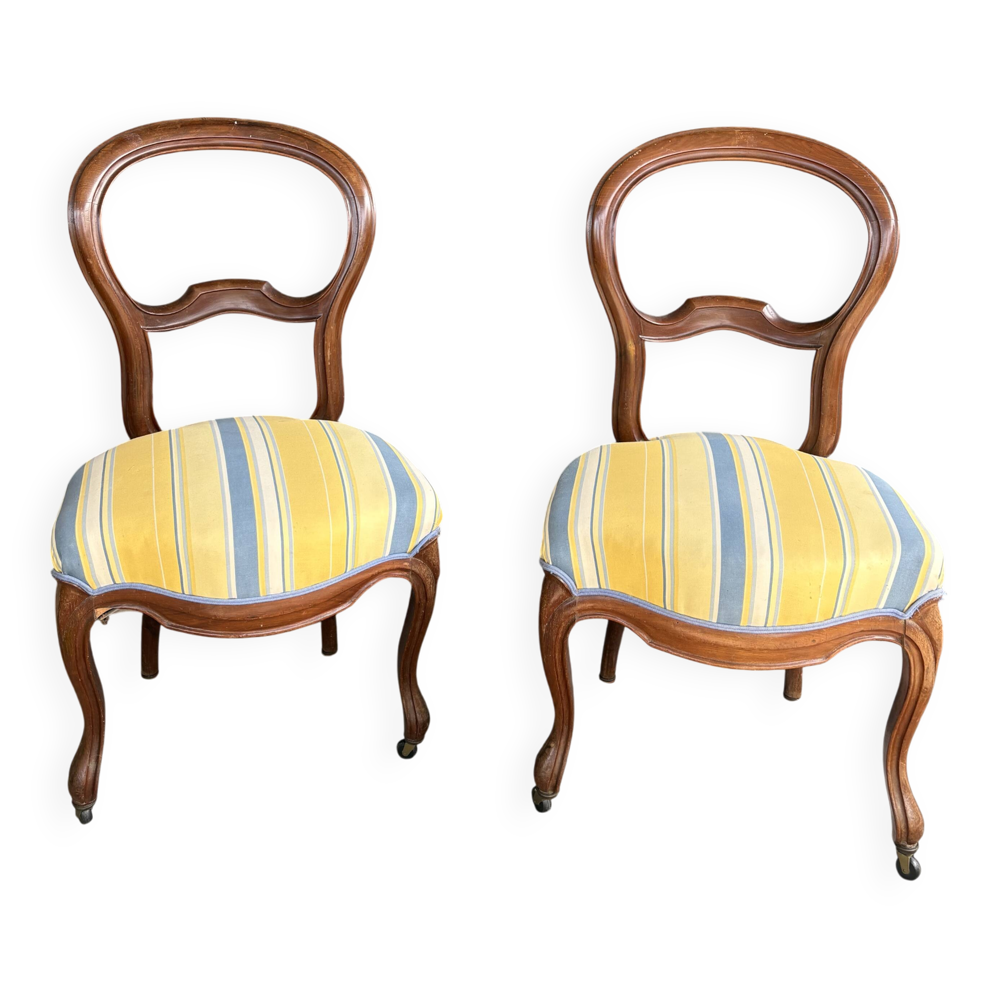Paire de chaises Louis Philippe