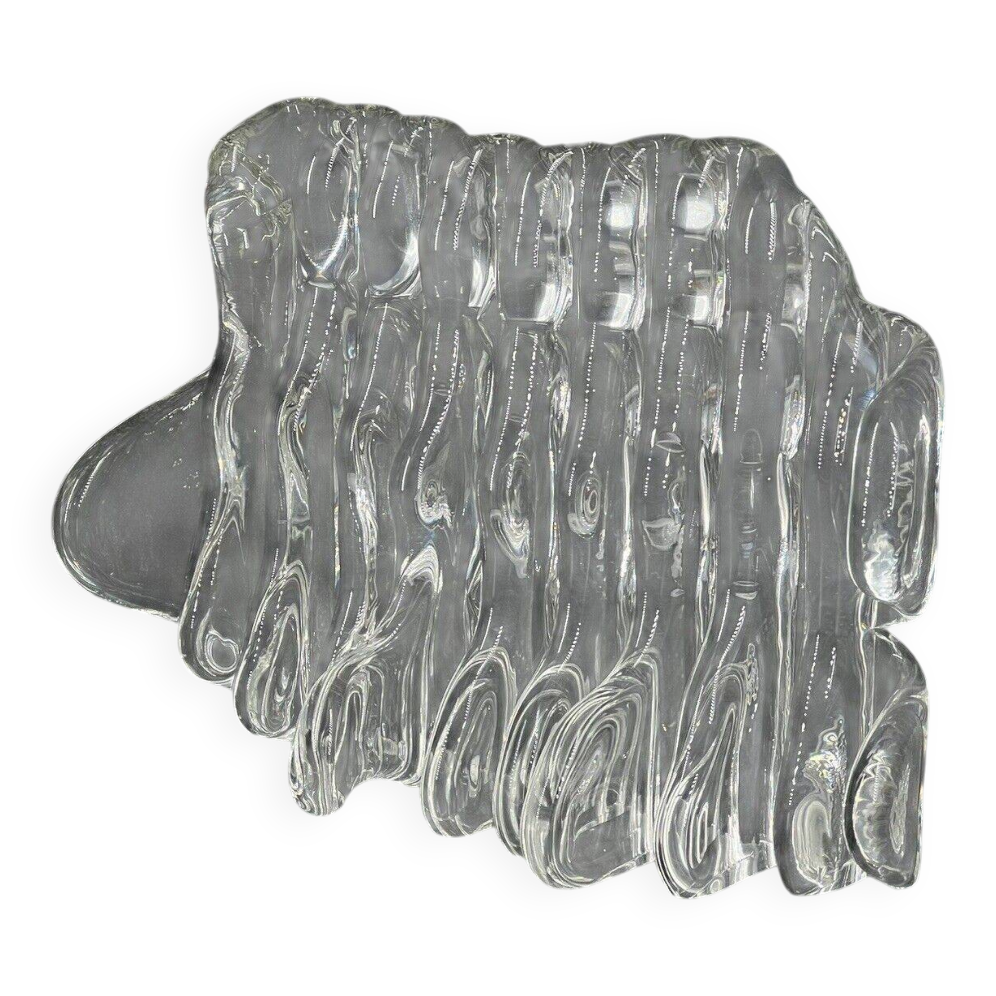 Sculpture en verre de Murano Barovier & Toso - Élément musical - Design italien des années 70