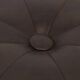 Vintage Square Pouf Brown Faux Leather Patchwork 40cm