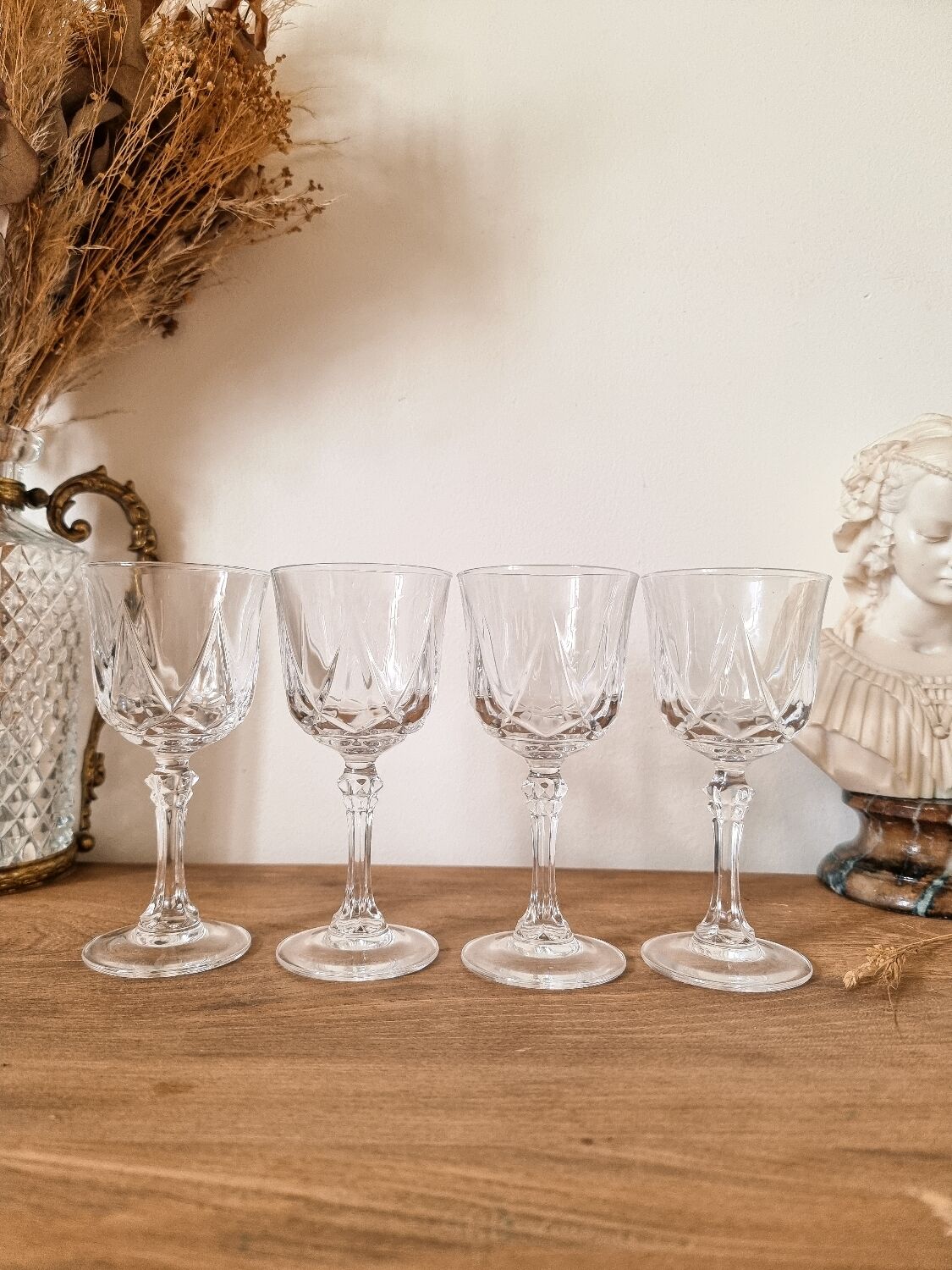 Verres en cristal d'arques, Auteuil