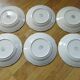 6 Villeroy & Boch Mettlach ivory and gold dessert plates