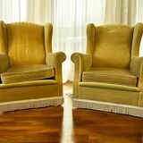 Set of 2 vintage club chairs / armchairs / individual armchairs