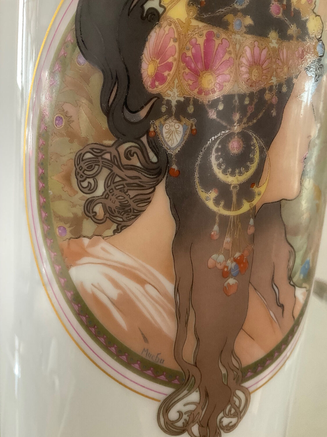 Vintage vase Alfons Mucha Germany