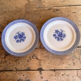 Lot de 2 assiettes à desssert Sarreguemines modèle "Helsingör"