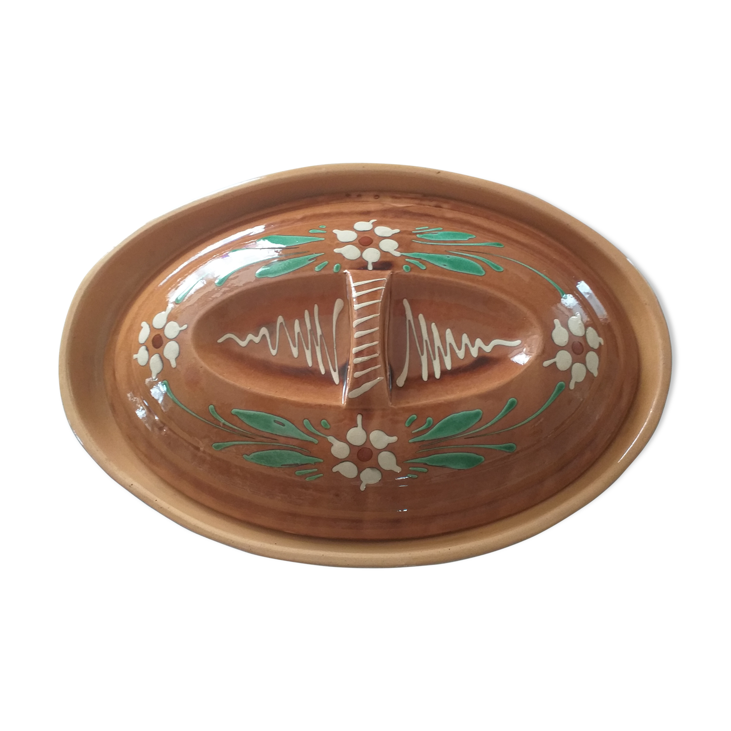 Large dish Baeckeoffe vintage baking