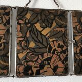 Triptych barber mirror 28x69cm vintage 1930