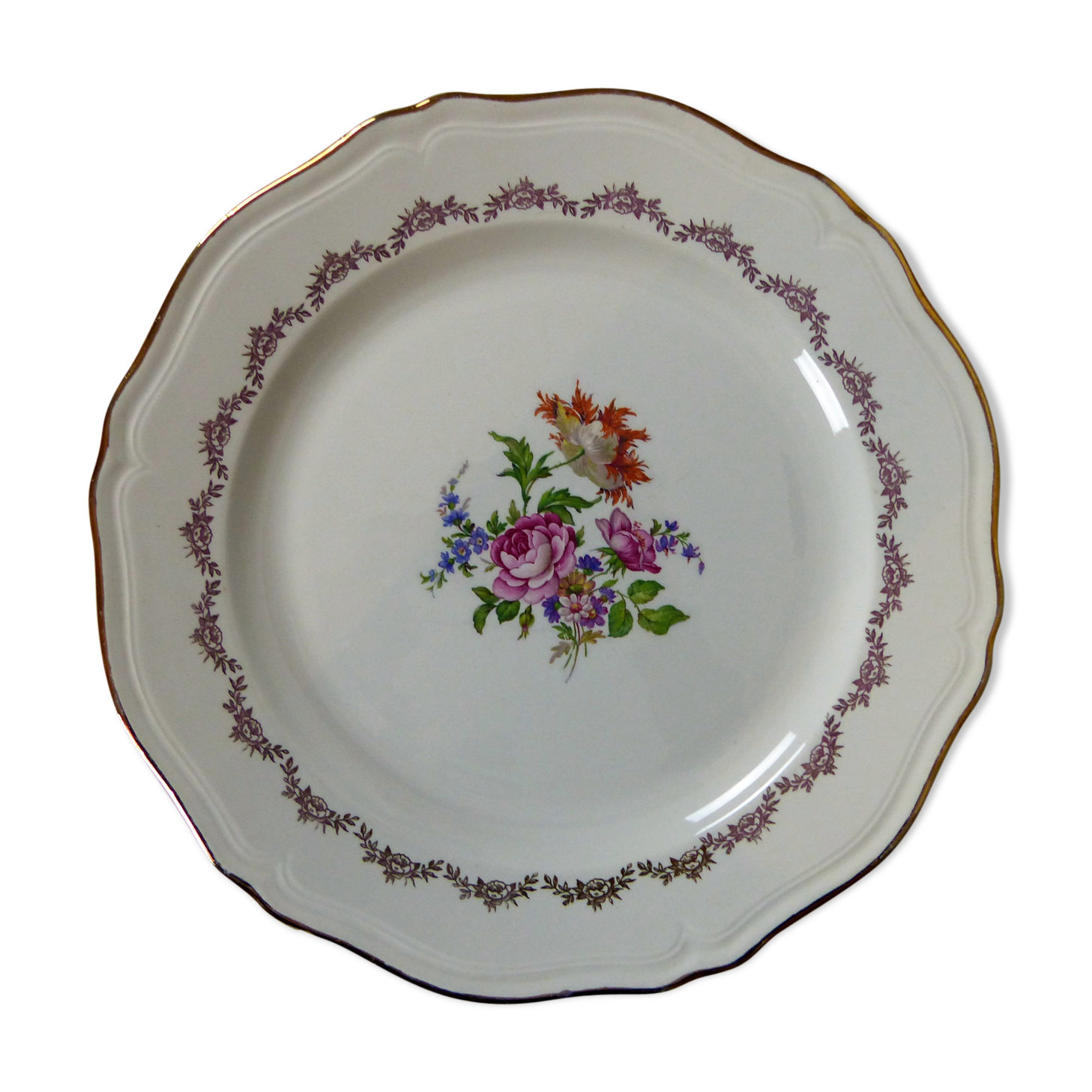 Amandinoise round serving dish