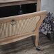 Bar cabinet / Sideboard in oak & natural caning – 1950s
