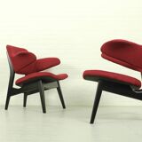 Pair of lounge armchairs by Louis van Teeffelen for Wébé – Dutch mid-century modern (1960s)
