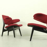 Pair of lounge armchairs by Louis van Teeffelen for Wébé – Dutch mid-century modern (1960s)