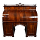 Large cylinder desk Louis-Philippe in mahogany and maple - 1840-1860