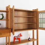 Oak system bookcase, Danish design, 1960s, designer: Henning Kjærnulf