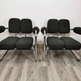 Mid-century restored armchairs