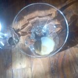 6 port glasses in hand-cut crystal