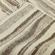 8x11 Brown Beige Minimalist Handmade Wool Kilim Rug, 226x350Cm