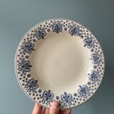 Set of 5 hollow plates Terre de Fer R&A Salins, model Palmes