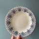 Set of 5 hollow plates Terre de Fer R&A Salins, model Palmes