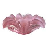 Cendrier Opaline Murano par Alfredo Barbini pour Vetreria G. Campanella - 1950