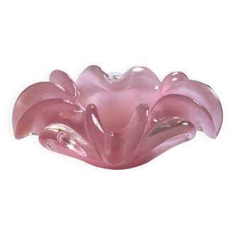 Opaline Murano Ashtray by Alfredo Barbini for Vetreria G. Campanella -1950s