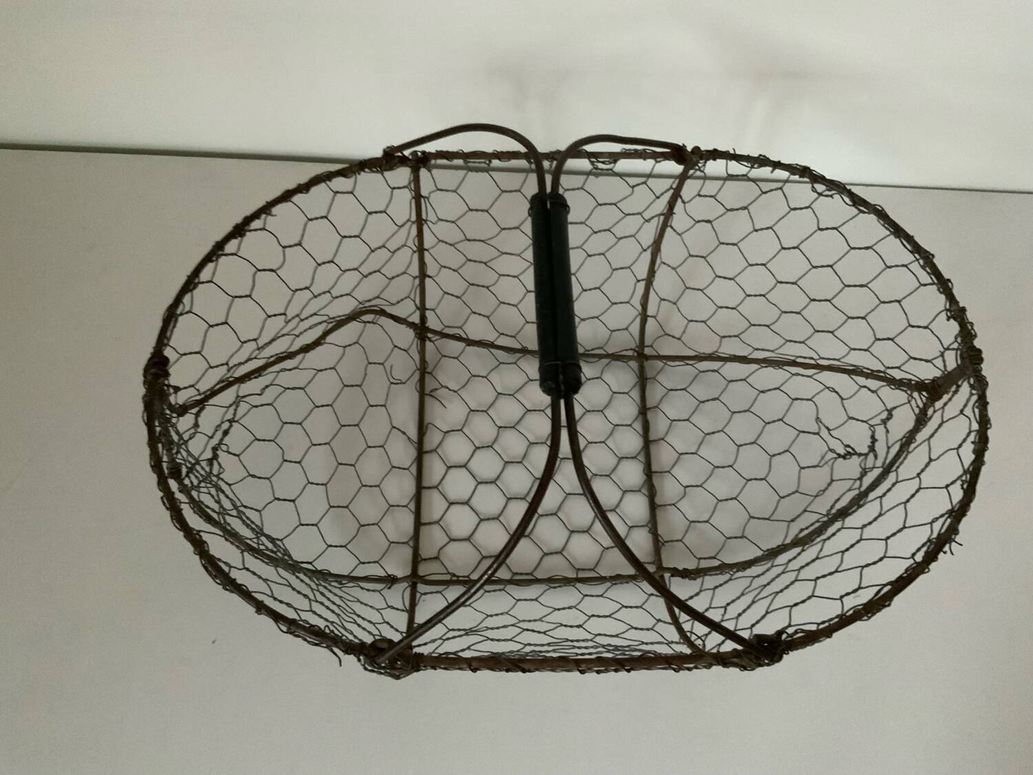 Vintage metal basket