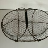 Vintage metal basket