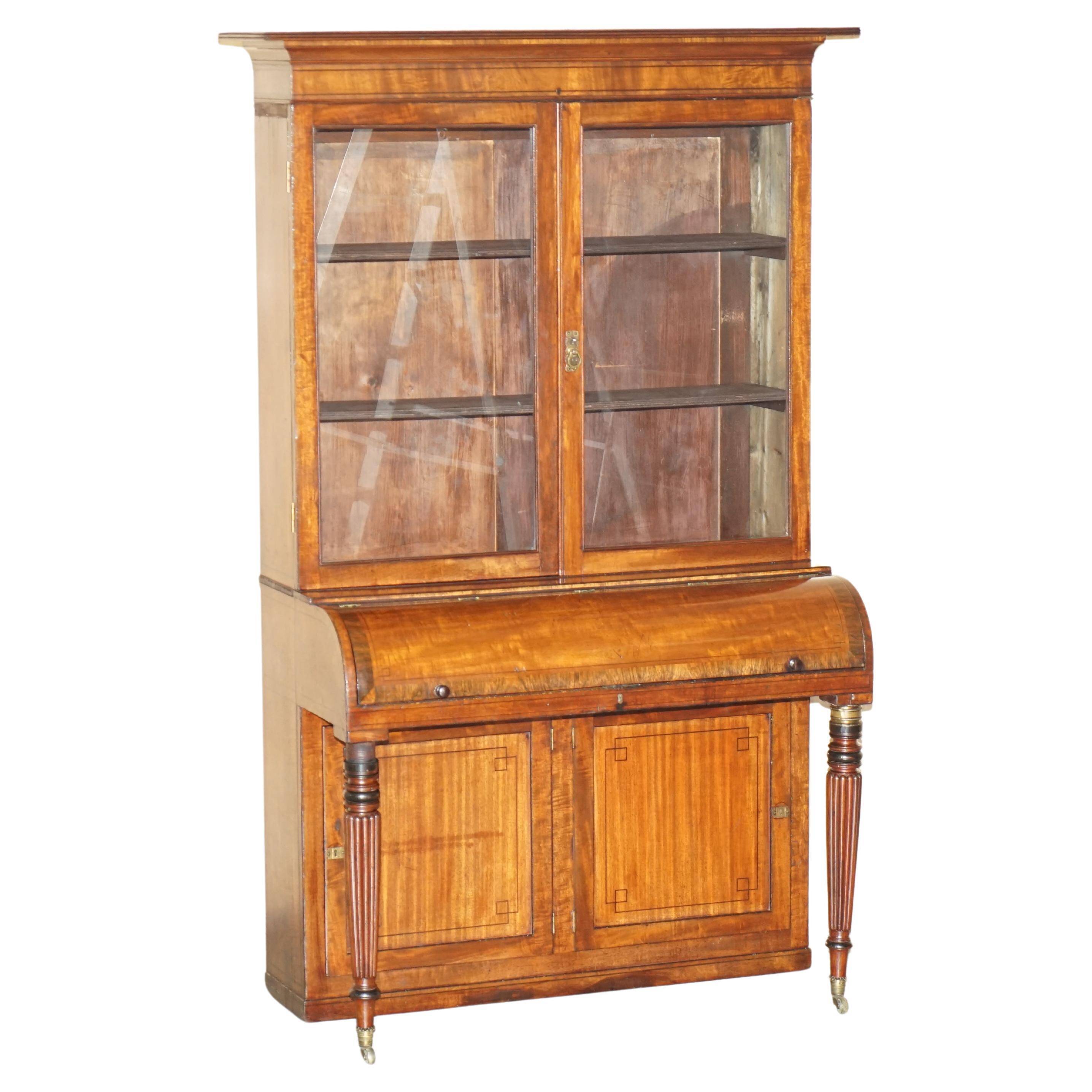 Victorian Scriban Desk in Walnut, 1860