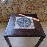 Wood and ceramic coffee table