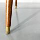 Table basse ou d'appoint en bois et verre de style Mid-Century, Allemagne