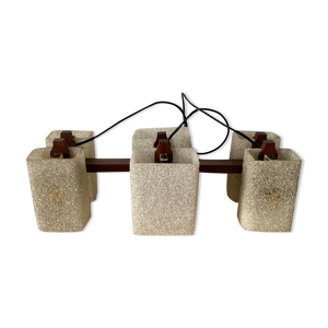 lustre scandinave teck
