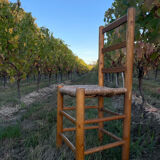 Provencal chair seated straw
