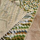 Petit tapis marocain Azilal, authentique tapis berbère vintage marocain