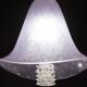 Elegant Barovier e Toso Lantern in Bubble Glass with a Rostrato glass element
