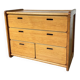 1980s pine chest of drawers