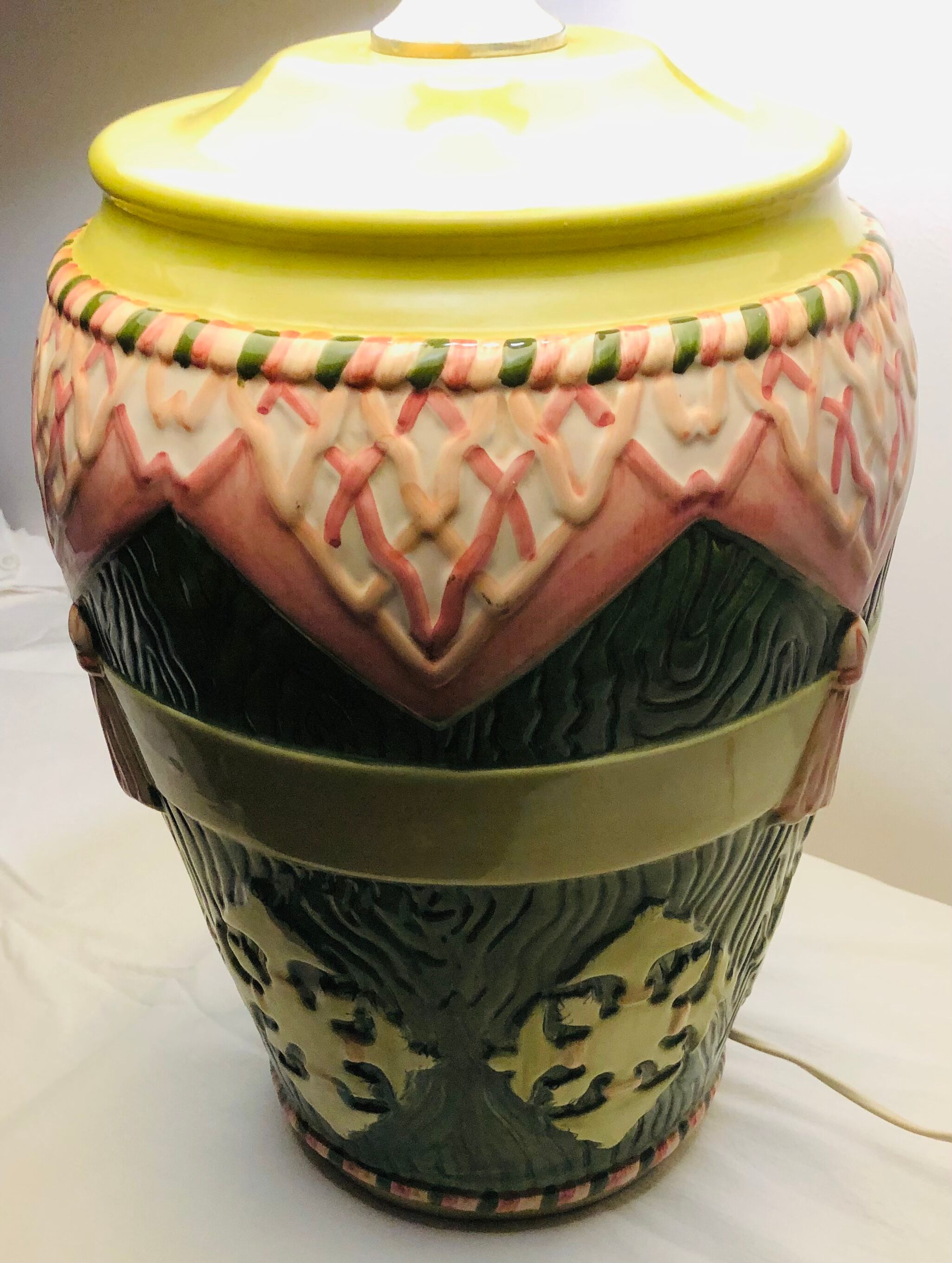 Colorful vintage lamp