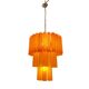 Murano Glass Tube Chandelier, Italy, 1970s