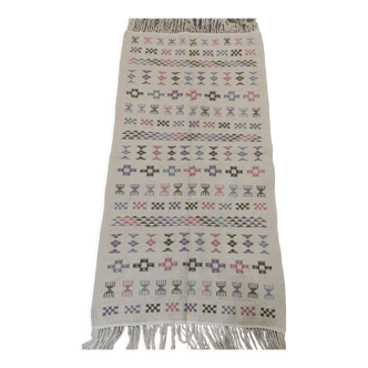 Berber carpet handmade in natural wool