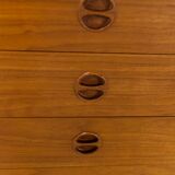 Scandinavian high enfilade 1960 solid teak