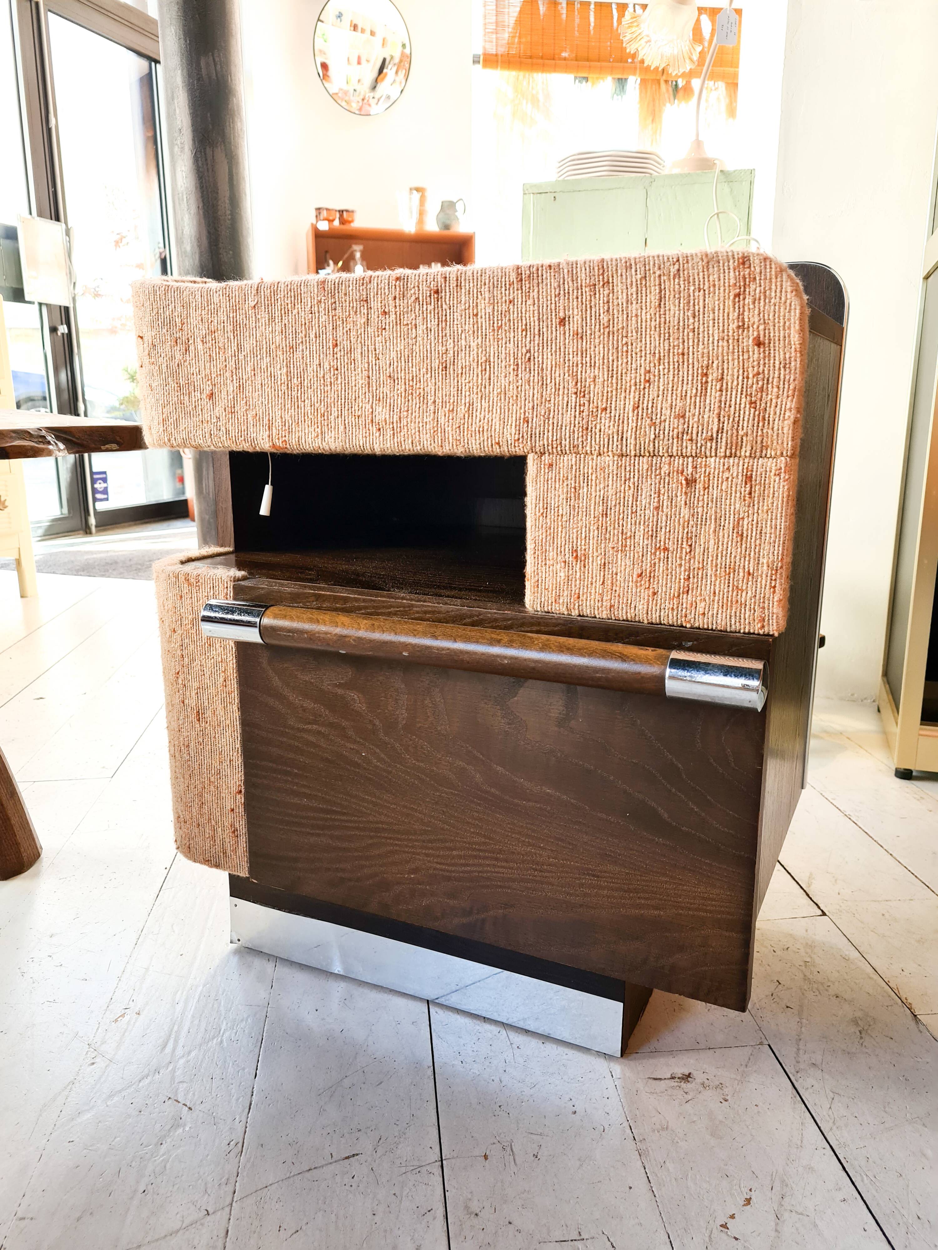 Pair of bedside tables 80s