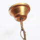 1970s Regency golden ceiling lamp