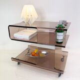 A plexiglass bar signed "Michel Dumas", 1970s.