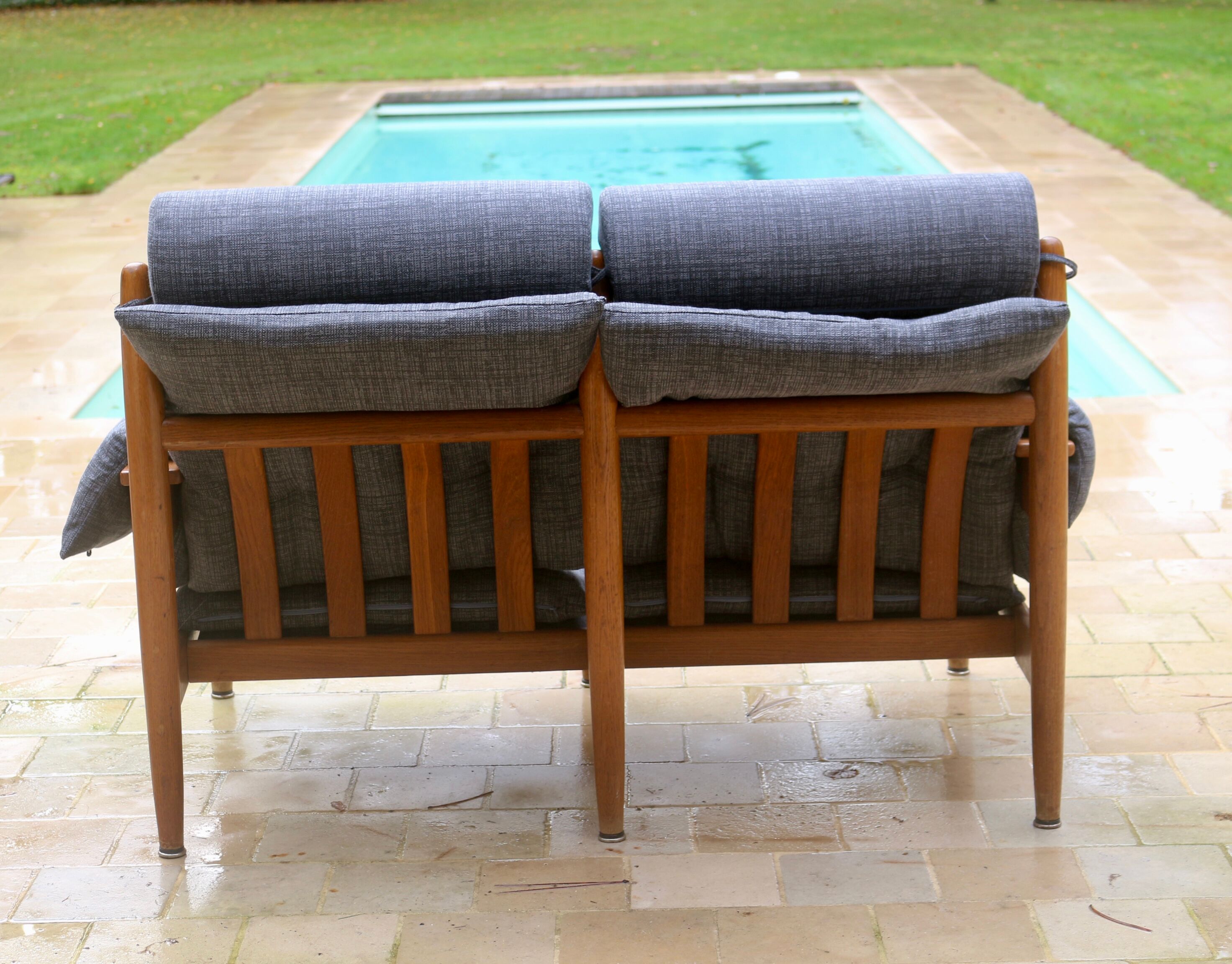 2-seater sofa year 1960 by Eric Merthen for Ire Møbler, Sweden 196