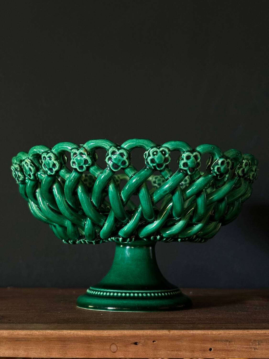Pichon House woven ceramic basket
