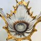 Bayel crystal bowl and gilding, 1950-60
