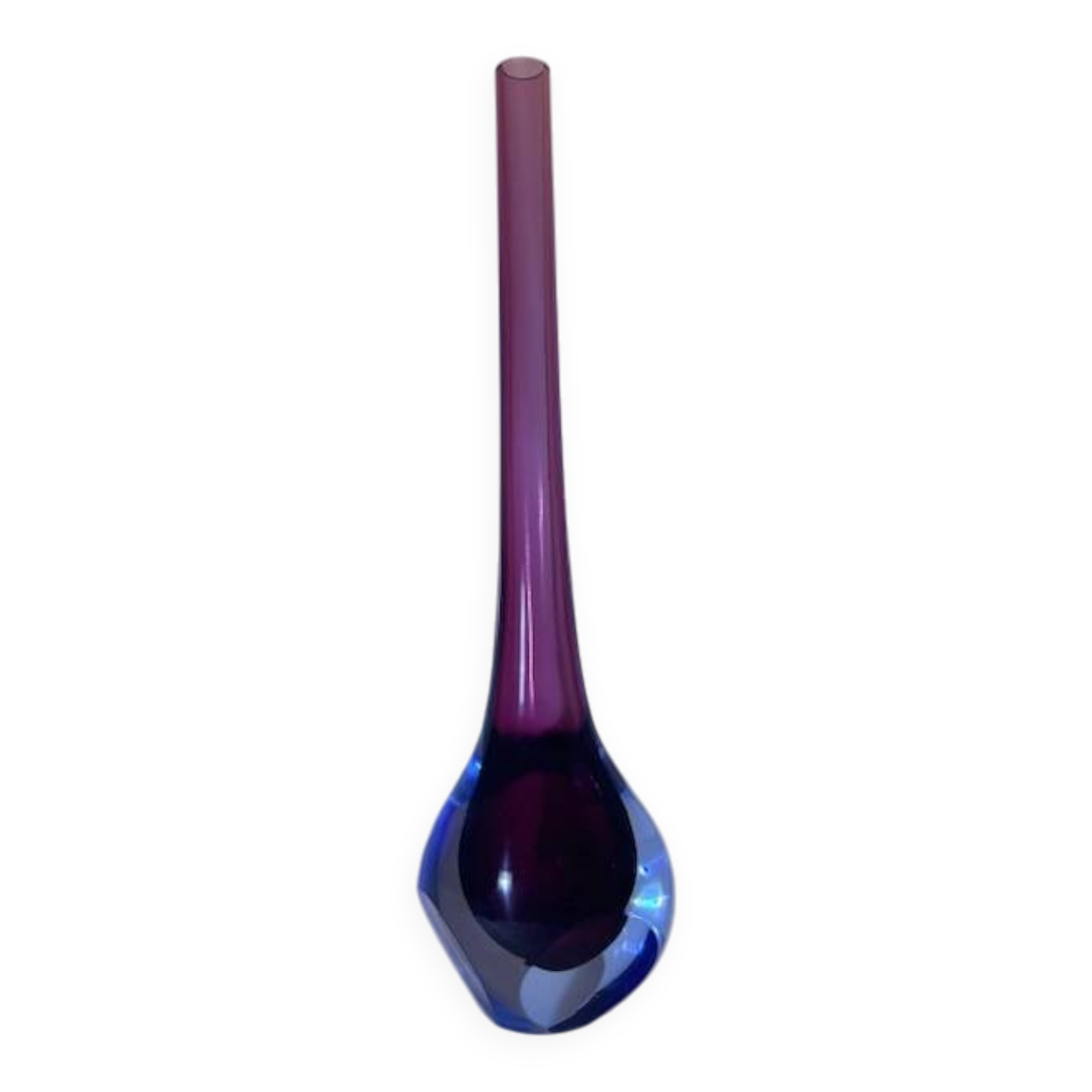 Murano sommerso vase soliflore 27 cm