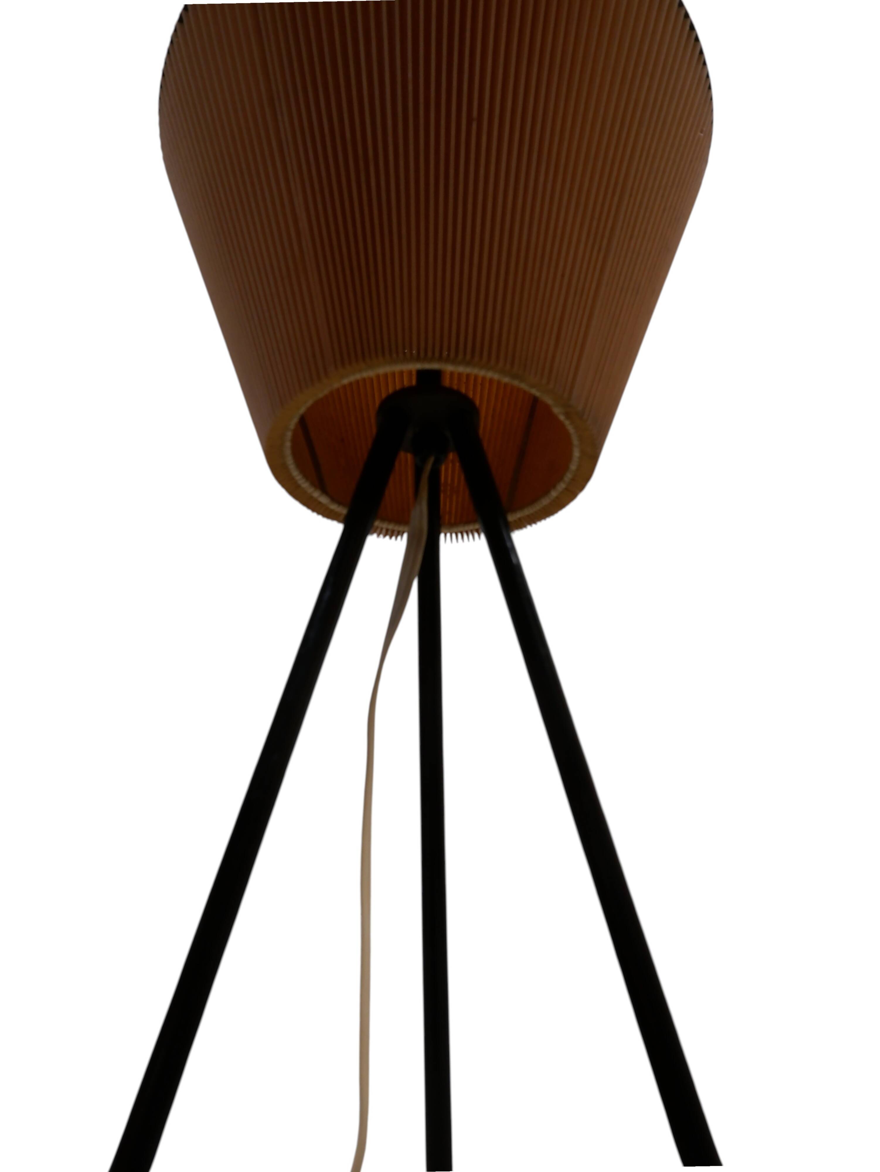 1960s floor lamp, tripod.