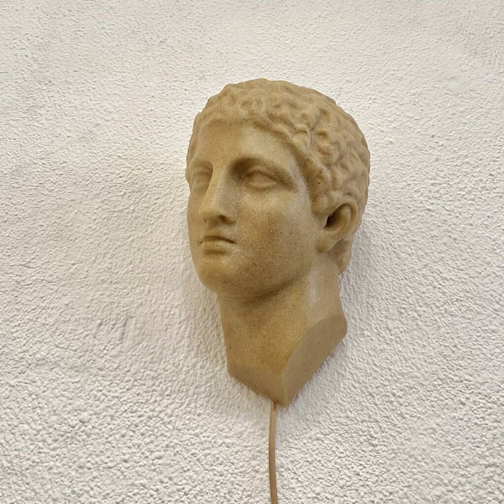 Adonis Wall Lamp in Fibreglass by André Cazenave, France circa 1970