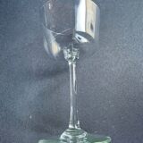 6 wine glasses light blown crystal
