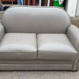 Leather club sofa
